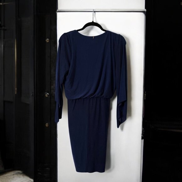 MISA Los Angeles Teget Mini Dress Midnight Blue Size Medium - Picture 3 of 10